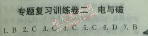 2014年實(shí)驗(yàn)班提優(yōu)訓(xùn)練九年級(jí)物理下冊(cè)人教版 第二十二章綜合測(cè)評(píng)