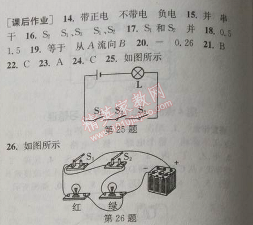 2014年通城學(xué)典課時(shí)作業(yè)本九年級(jí)物理全一冊(cè)人教版 7