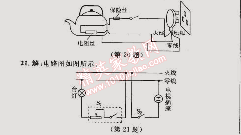 2015年綜合應用創(chuàng)新題典中點九年級物理下冊人教版 第十九章檢測卷