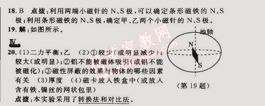 2015年綜合應(yīng)用創(chuàng)新題典中點九年級物理下冊人教版 第二十章1