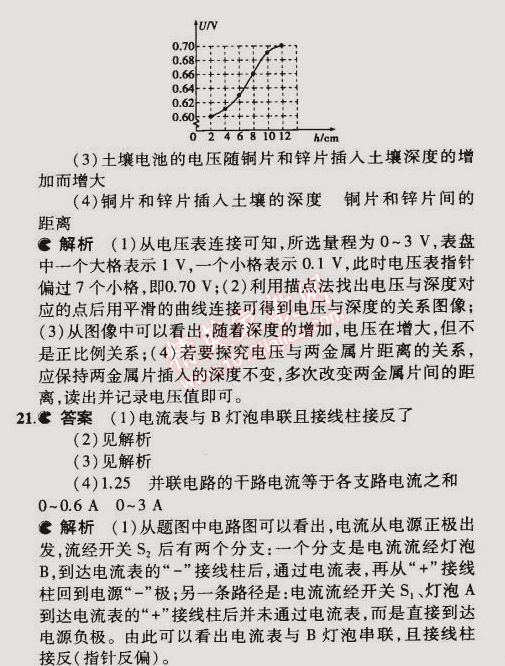 2014年5年中考3年模擬初中物理九年級(jí)全一冊(cè)蘇科版 本章檢測(cè)