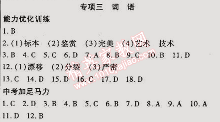 2015年教材首選銜接教材學(xué)期復(fù)習(xí)八年級(jí)語文 3