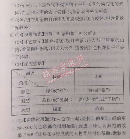 2014年啟東中學作業(yè)本九年級語文下冊人教版 第35頁