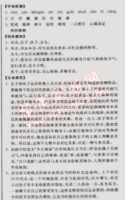 2015年全品學(xué)練考九年級(jí)語(yǔ)文下冊(cè)蘇教版 2