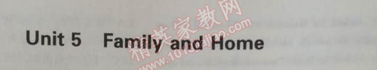 2014年5年中考3年模擬初中英語七年級上冊冀教版 5單元