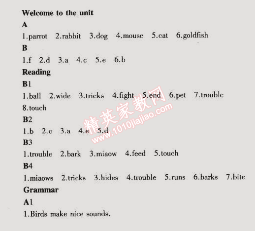 課本七年級英語下冊譯林版 8單元