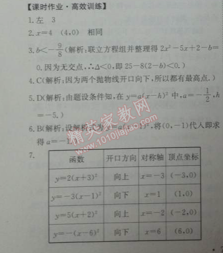 2014年能力培养与测试九年级数学下册人教版 第3课