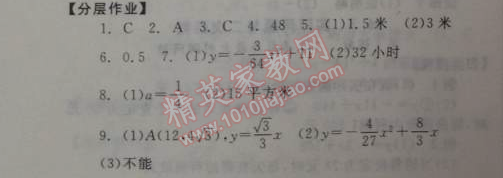 2014年全效學習九年級數(shù)學下冊人教版 9