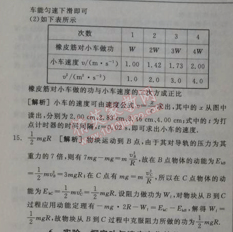 2014年全品学练考测评卷高中物理必修2人教版 6-7