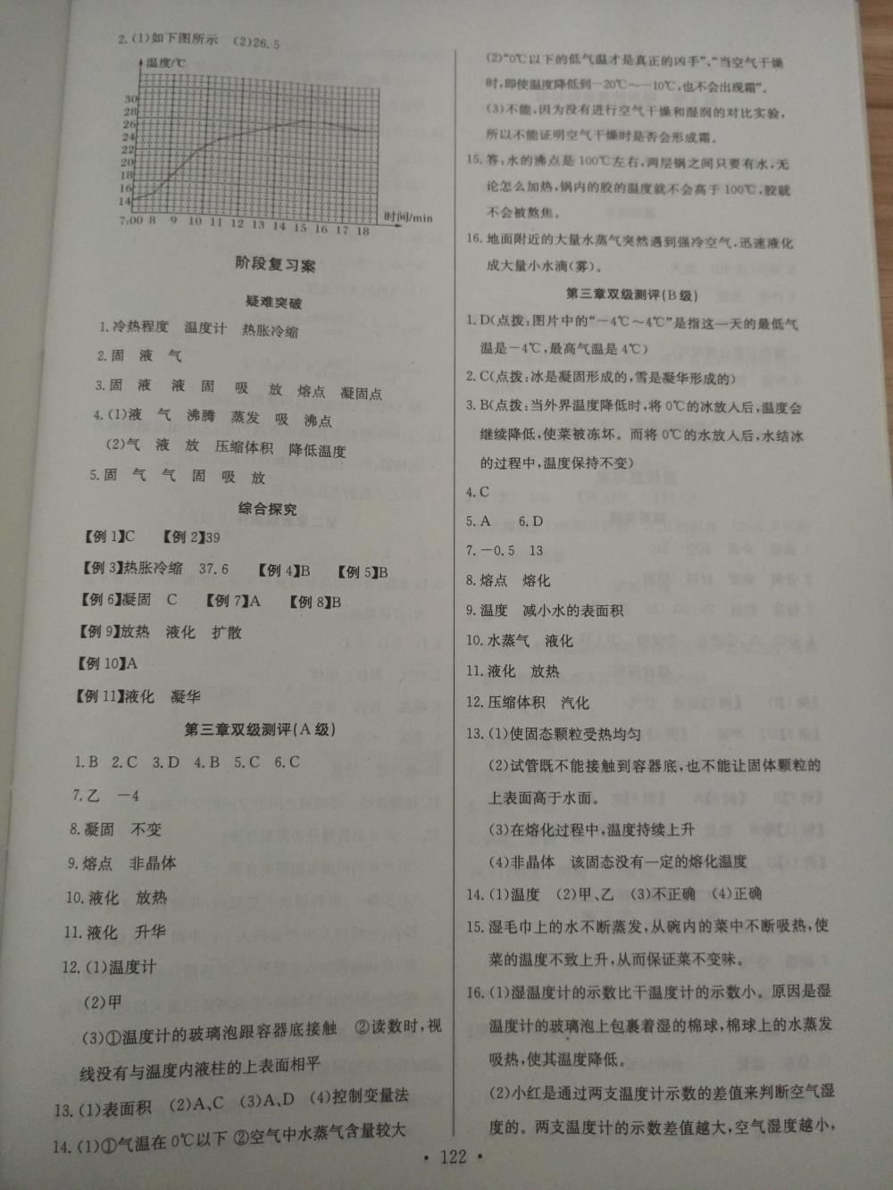 2015長(zhǎng)江全能學(xué)案同步練習(xí)冊(cè)八年級(jí)物理上冊(cè)人教版 第8頁