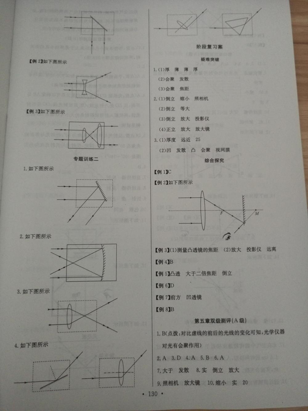 2015長(zhǎng)江全能學(xué)案同步練習(xí)冊(cè)八年級(jí)物理上冊(cè)人教版 第16頁(yè)