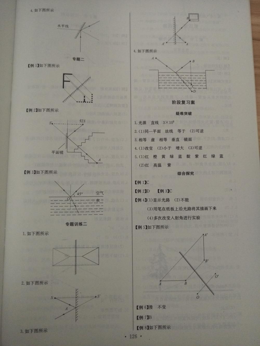 2015長(zhǎng)江全能學(xué)案同步練習(xí)冊(cè)八年級(jí)物理上冊(cè)人教版 第12頁(yè)