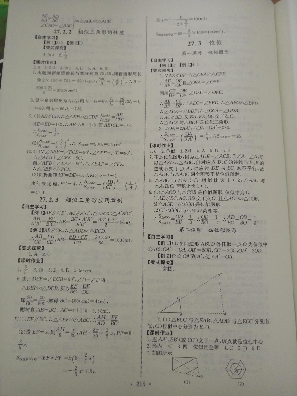 2015長江全能學(xué)案同步練習(xí)冊九年級數(shù)學(xué)全一冊人教版 第21頁