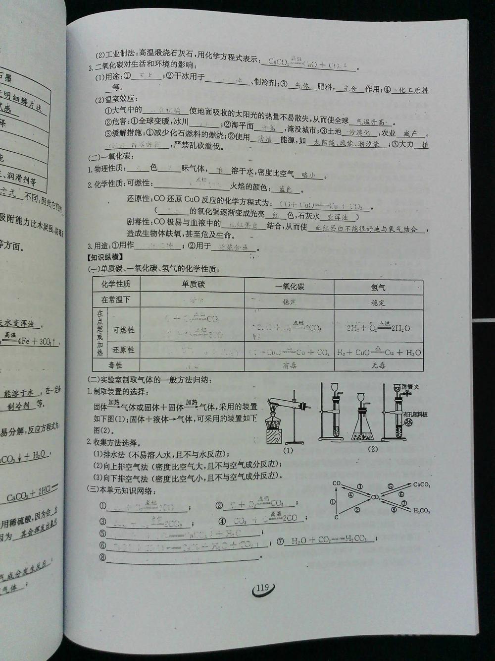 2015新觀察課時作業(yè)九年級化學上冊 第119頁