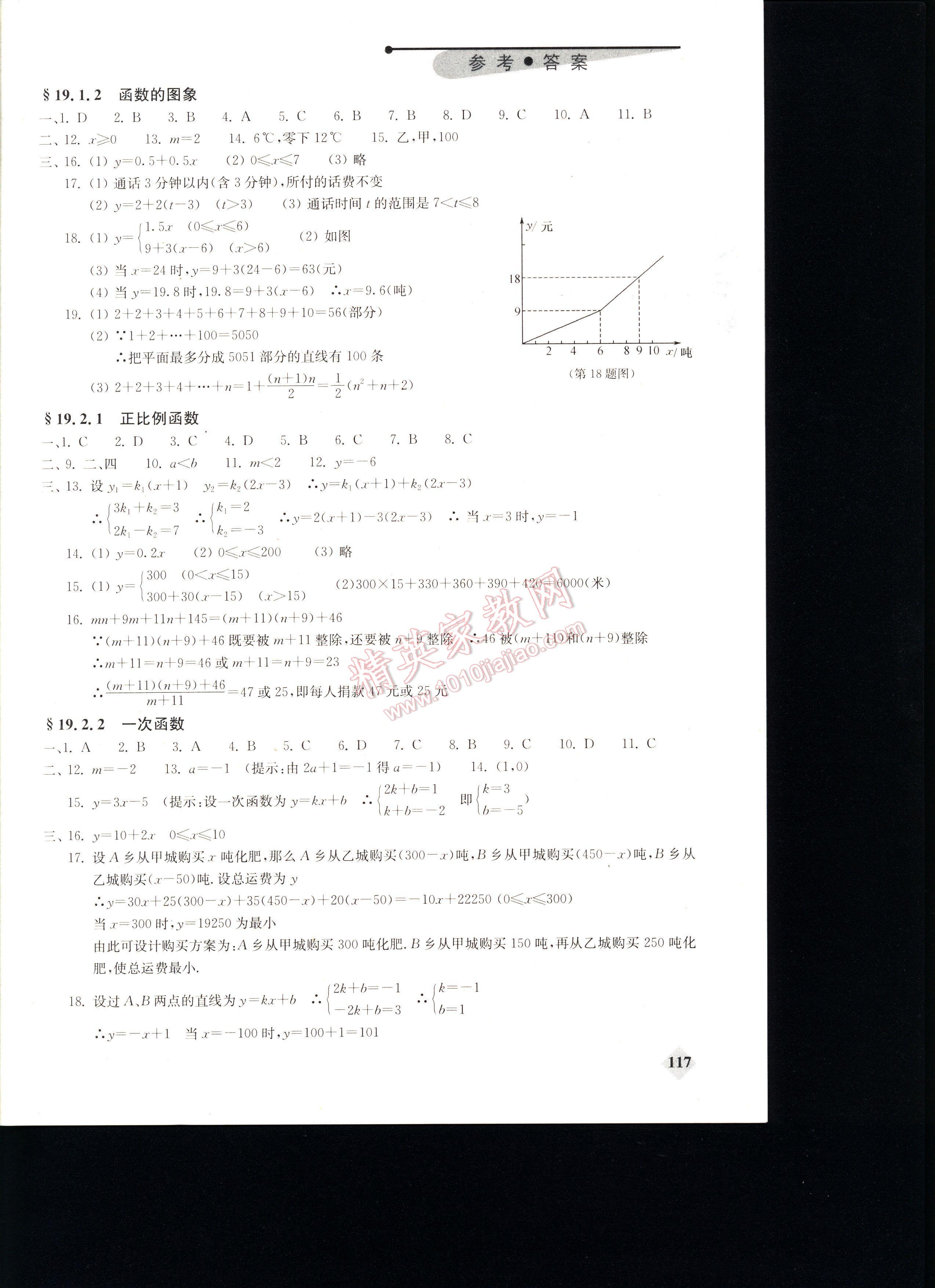 丟分題初中數(shù)學(xué)每節(jié)一練八年級下冊 第117頁