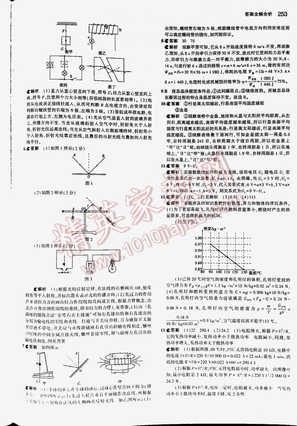 2016年5年中考3年模擬中考物理江蘇專用 第253頁