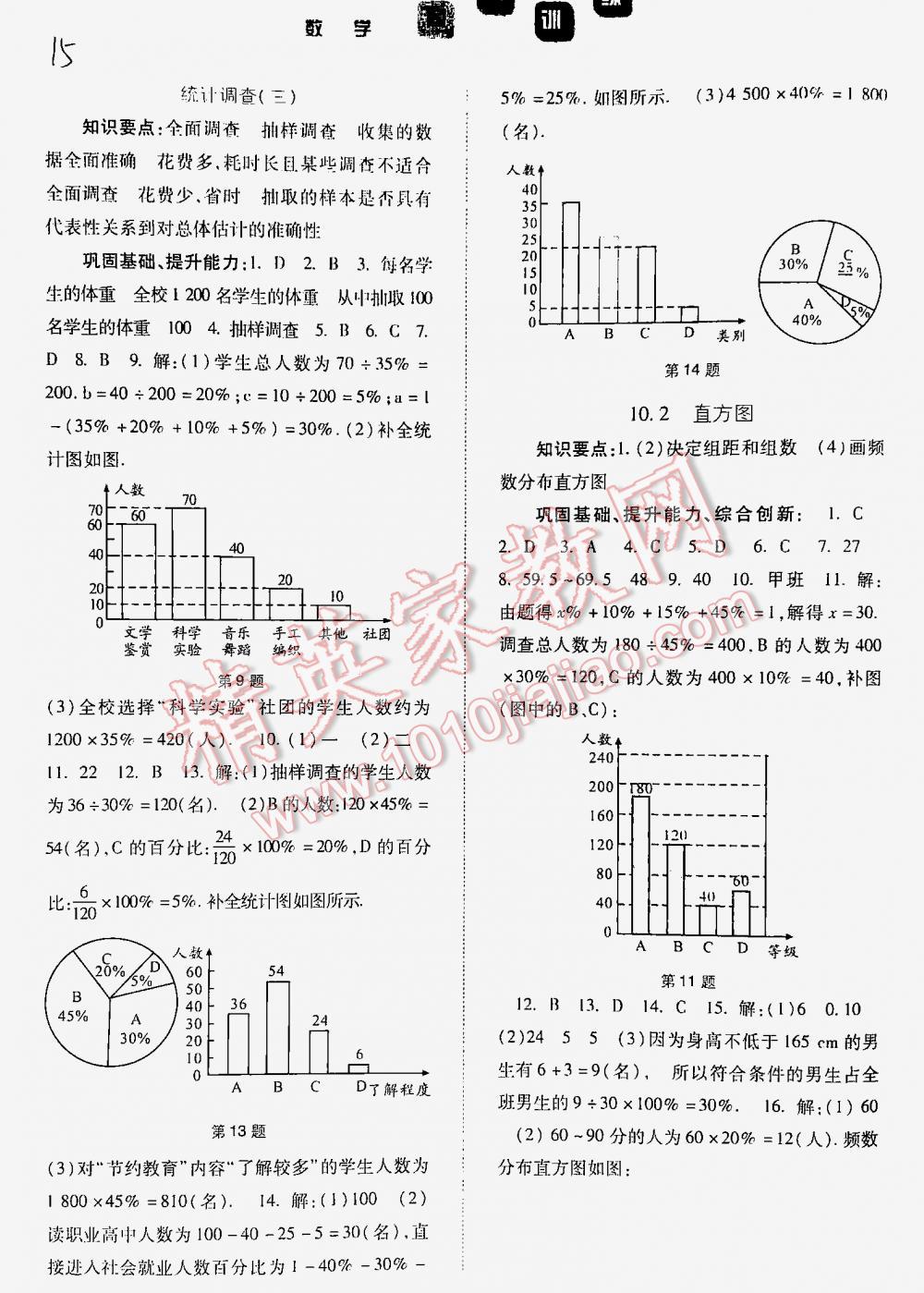 2016年同步訓(xùn)練七年級數(shù)學(xué)下冊人教版 第15頁