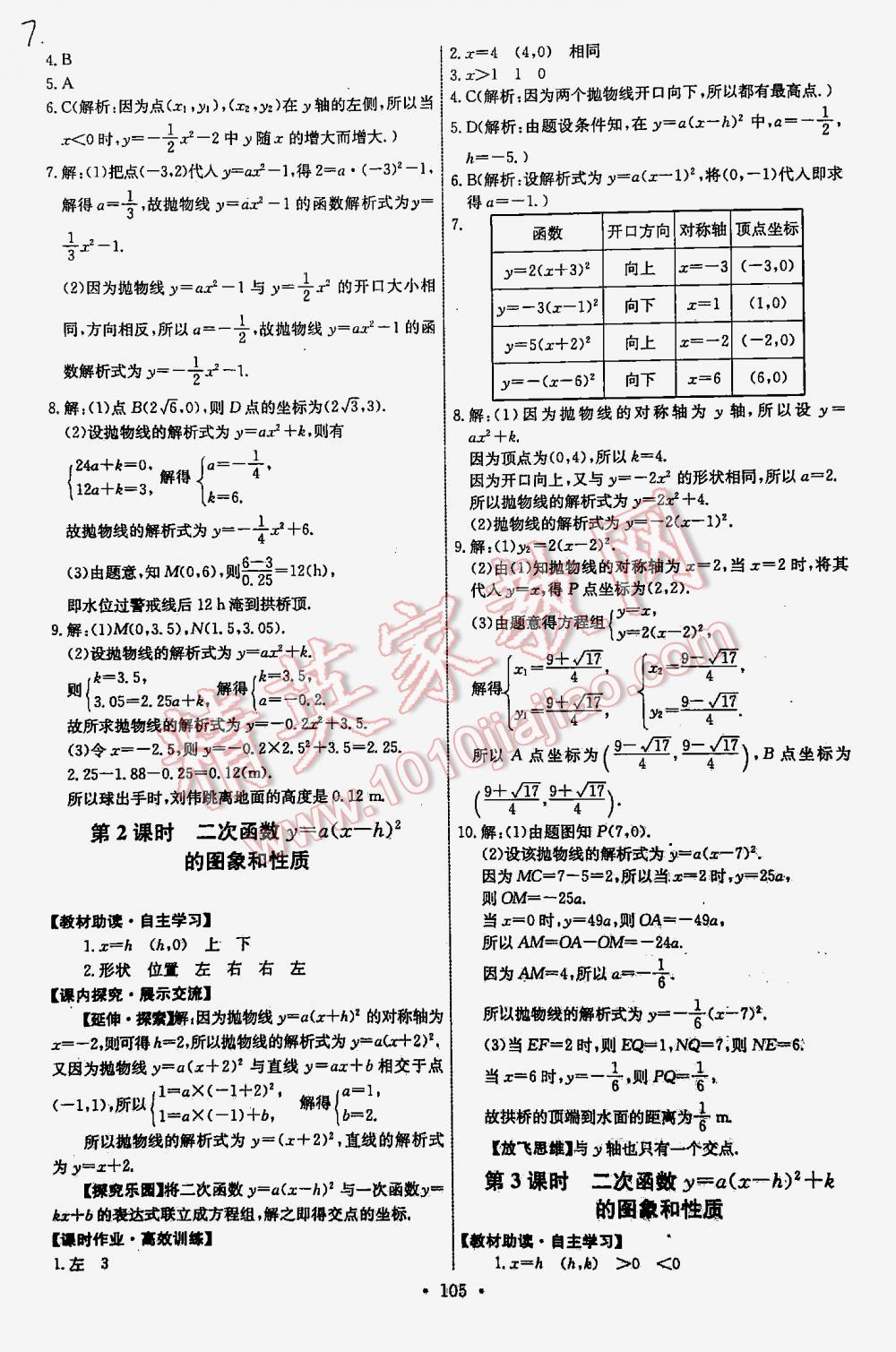 2015年能力培养与测试九年级数学上册人教版 第7页