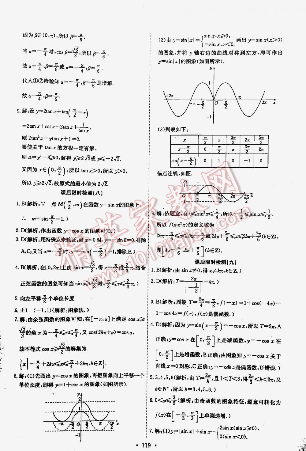 2016年能力培養(yǎng)與測(cè)試高中數(shù)學(xué)必修4人教A版 第43頁(yè)