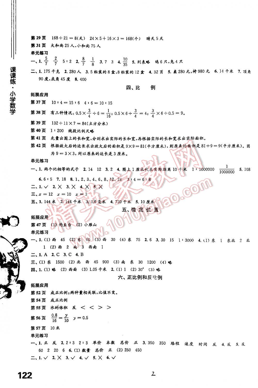 2016年課課練小學(xué)數(shù)學(xué)六年級(jí)下冊(cè)蘇教版 第2頁(yè)