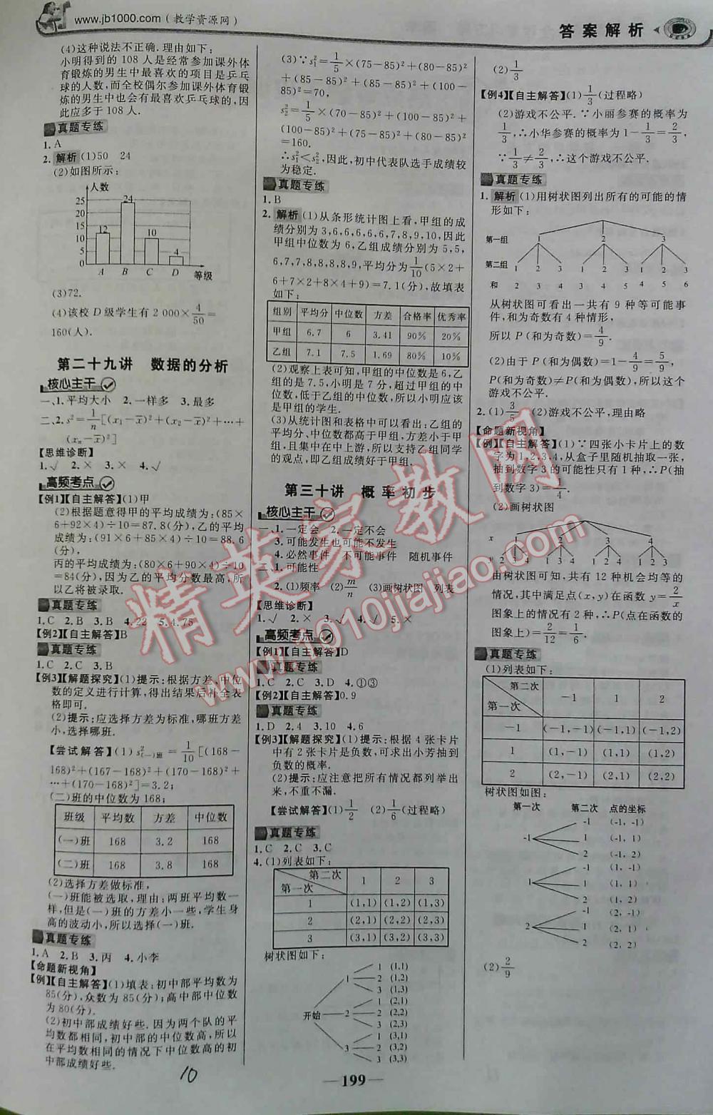 2016年世纪金榜初中新课标全程复习方略数学HDSD 第10页