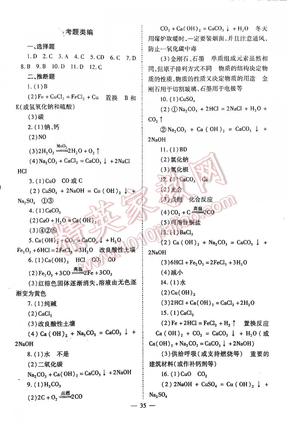 2016中考備戰(zhàn)策略化學(xué) 第35頁(yè)