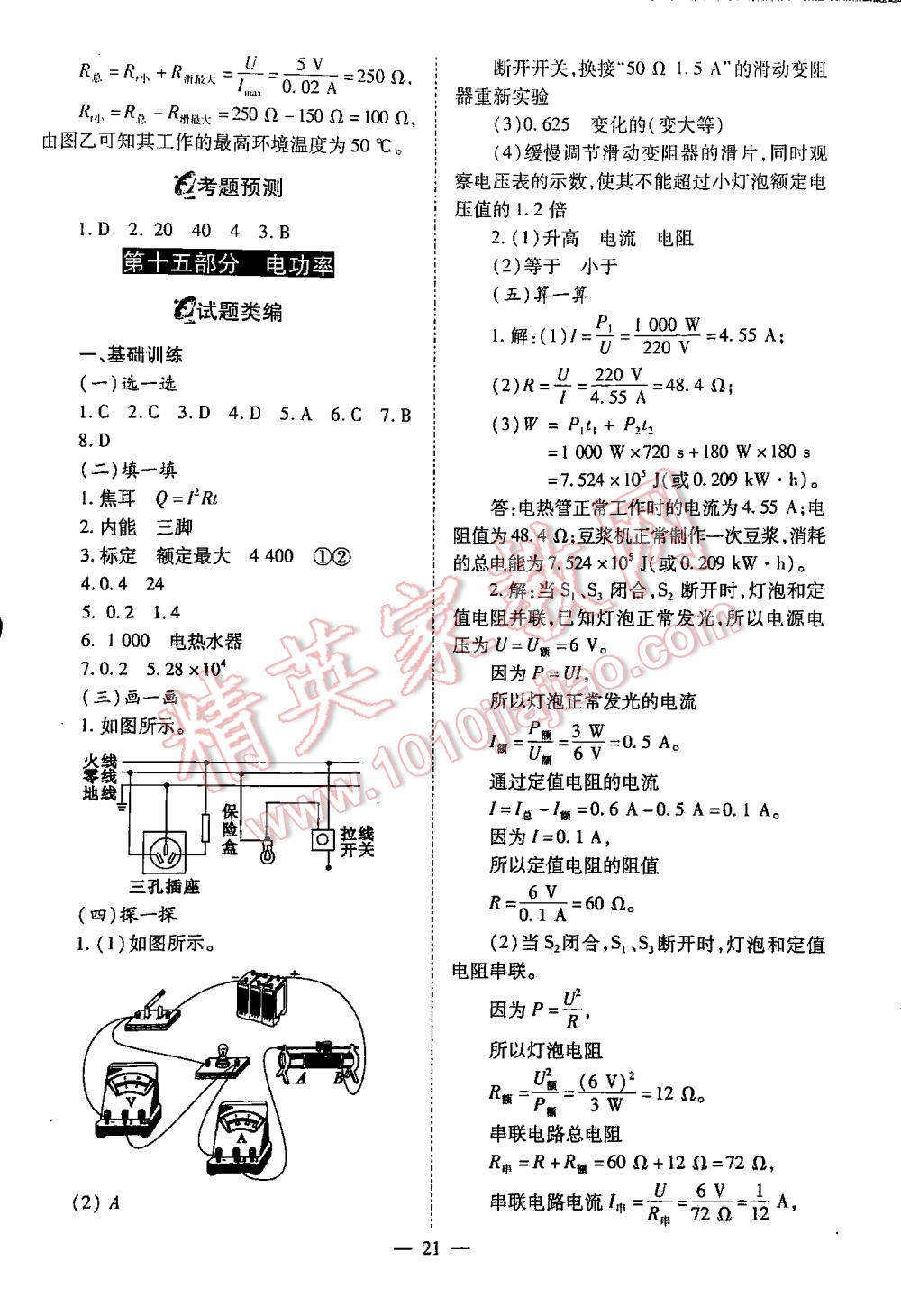 2016中考备战策略物理 第21页