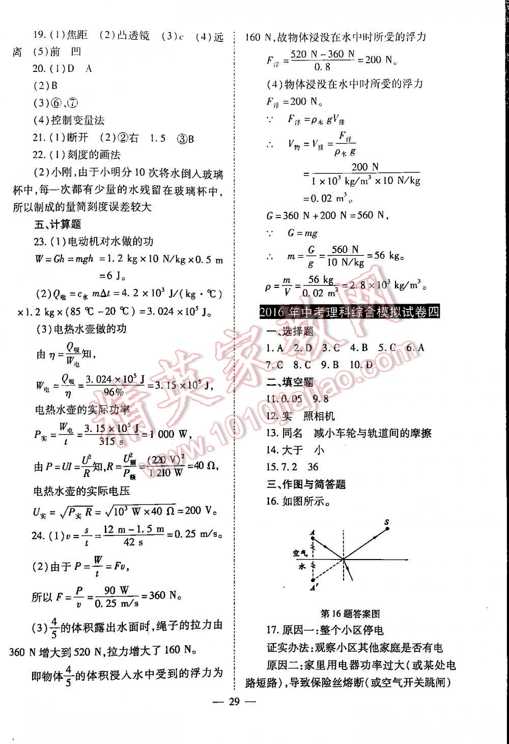 2016中考备战策略物理 第29页