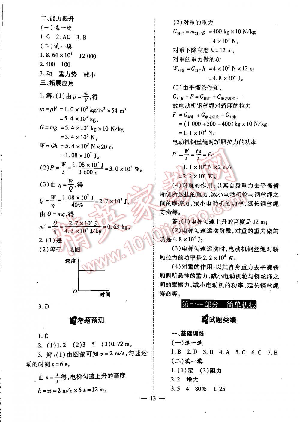 2016中考备战策略物理 第13页