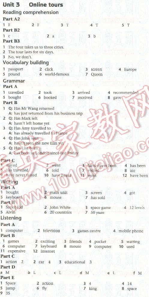 2016年譯林英語初中補充習題八年級下冊譯林版 第3頁