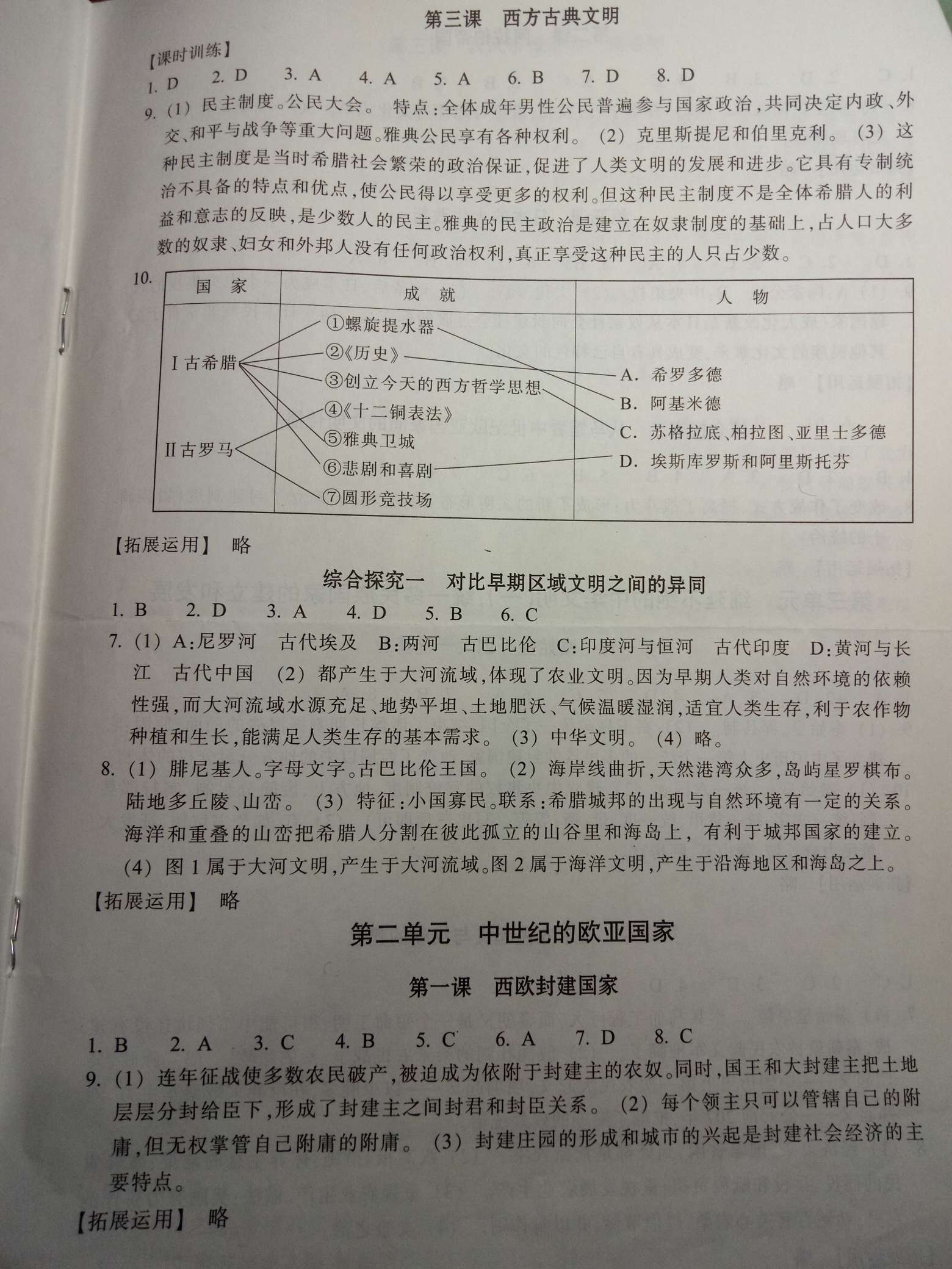 2018年学习指导与评价八年级道德与法治历史与社会上册 第5页