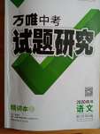 2020年萬唯教育中考試題研究九年級語文四川專版