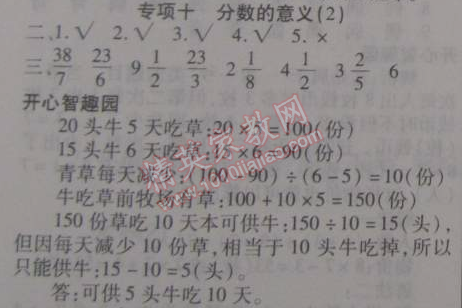 2015年寒假作業(yè)復(fù)習(xí)計(jì)劃100分期末寒假銜接五年級(jí)數(shù)學(xué)北師大版 專項(xiàng)十