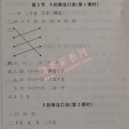 2014年1加1轻巧夺冠优化训练二年级数学上册人教版银版 2