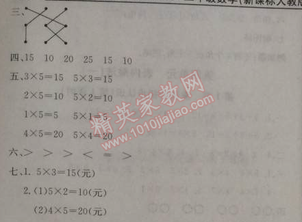 2014年1加1轻巧夺冠优化训练二年级数学上册人教版银版 2