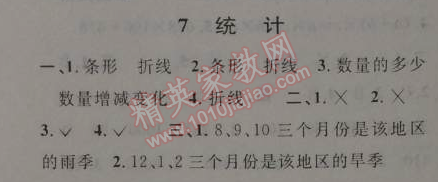 2014年第三学期暑假衔接四年级数学人教版 7