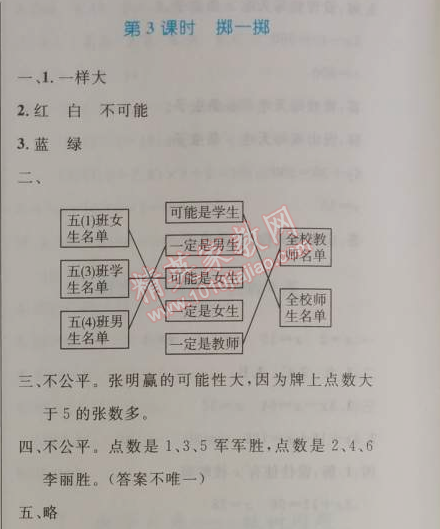 2014年小学同步测控优化设计五年级数学上册人教版 3