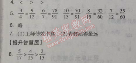 2014年全品學(xué)練考五年級(jí)數(shù)學(xué)下冊(cè)人教版 5