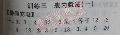 2014年小學(xué)數(shù)學(xué)暑假接力棒二升三年級(jí)江蘇版 訓(xùn)練三