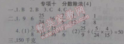 2015年寒假作业复习计划100分期末寒假衔接六年级数学苏教版 专项十