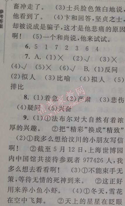 2014年暑假大串联小学版三年级语文北师大版 3