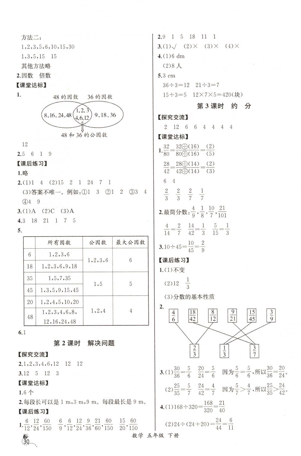 2018年同步導(dǎo)學(xué)案課時(shí)練五年級(jí)數(shù)學(xué)下冊(cè)人教版河北專(zhuān)版 第8頁(yè)