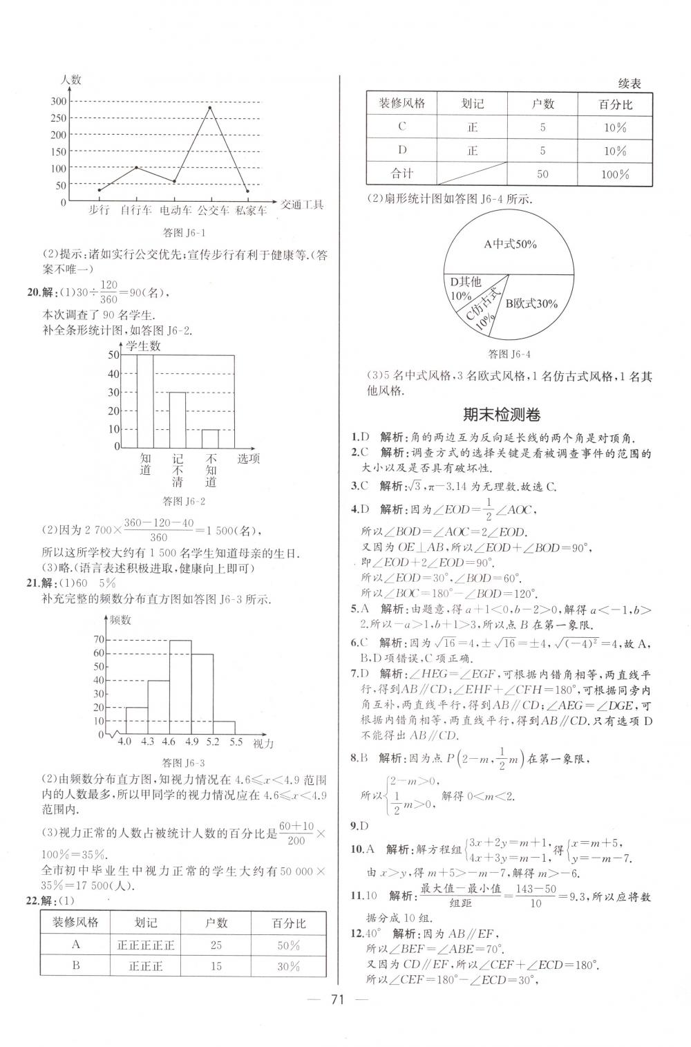 2018年同步導(dǎo)學(xué)案課時(shí)練七年級(jí)數(shù)學(xué)下冊(cè)人教版河北專版 第39頁(yè)