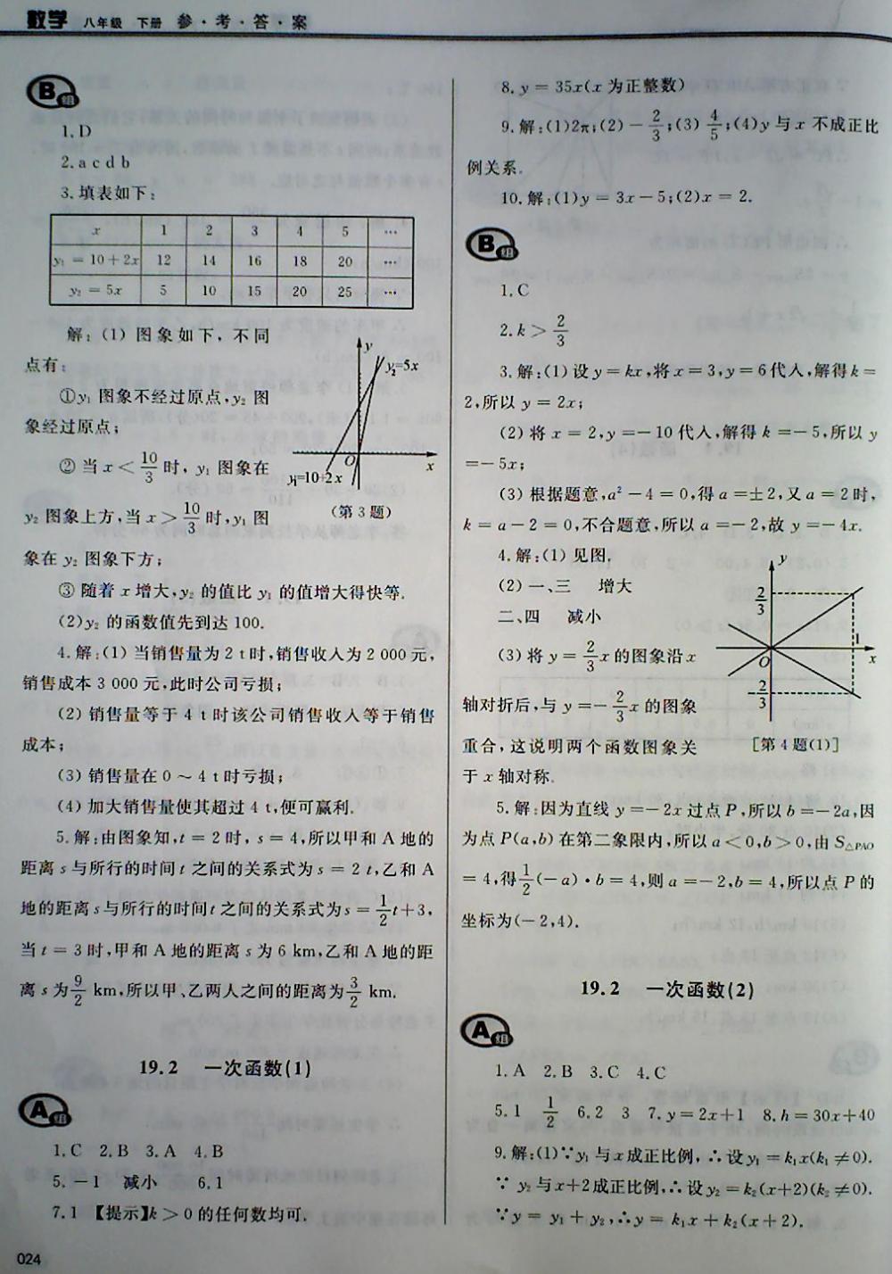 2018年学习质量监测八年级数学下册人教版 第24页