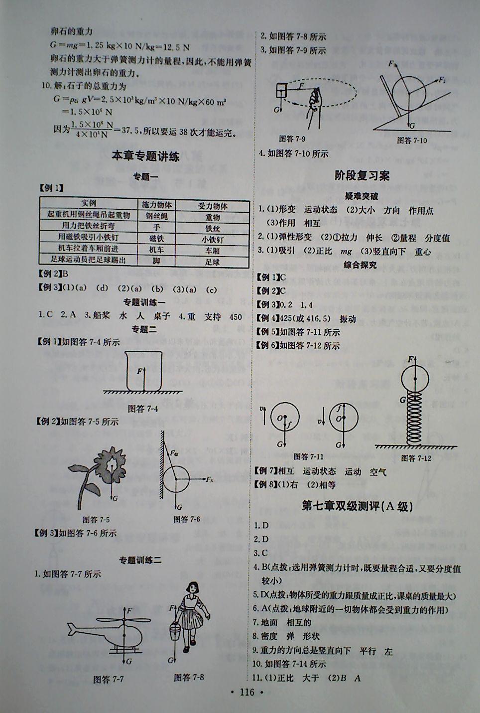 2018年長(zhǎng)江全能學(xué)案同步練習(xí)冊(cè)八年級(jí)物理下冊(cè)人教版 第2頁(yè)