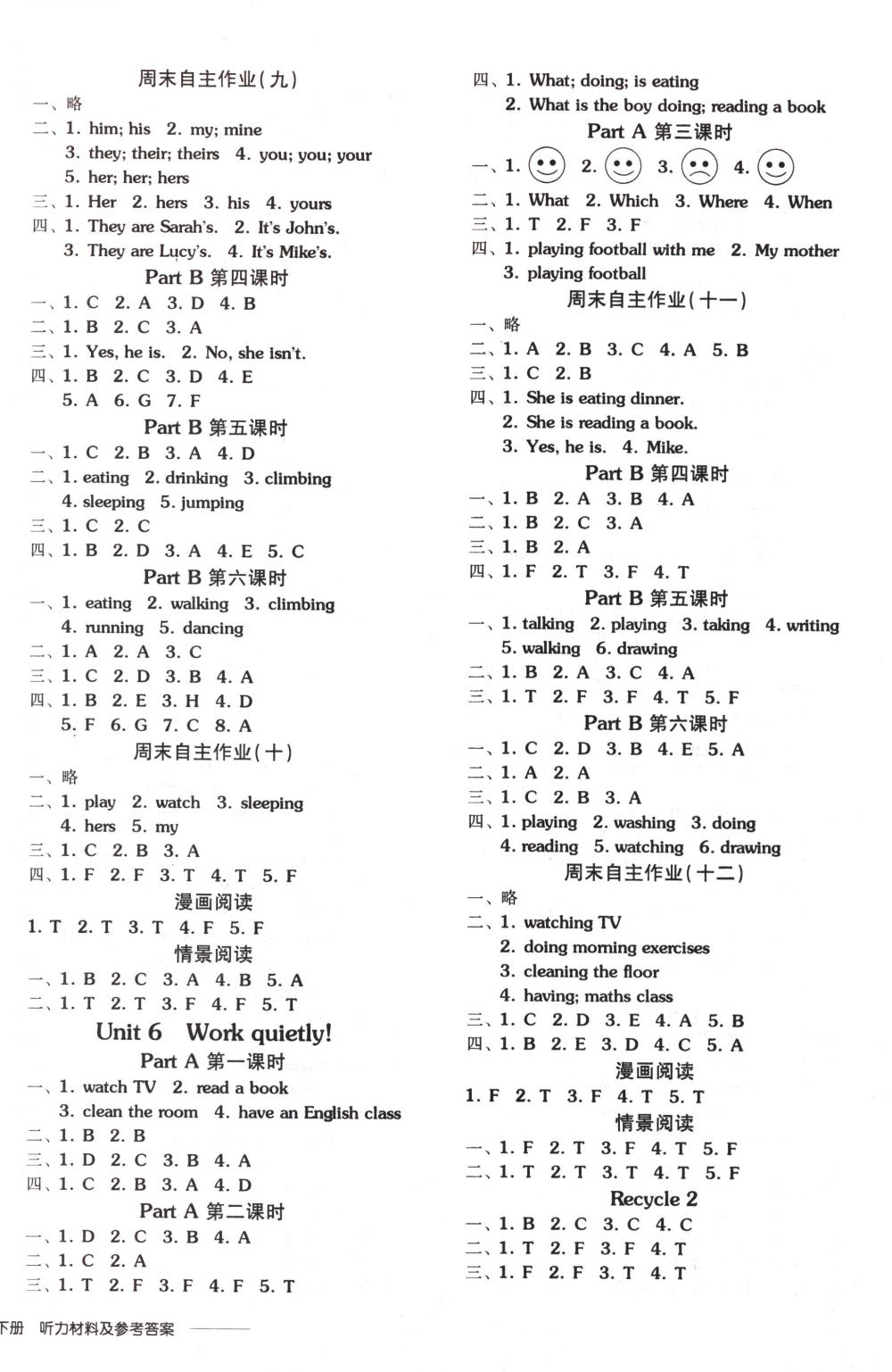 2018年全品學(xué)練考五年級(jí)英語(yǔ)下冊(cè)人教PEP版 第4頁(yè)