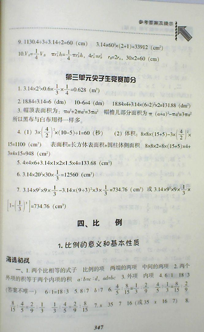 2018年尖子生题库六年级数学下册人教版 第13页