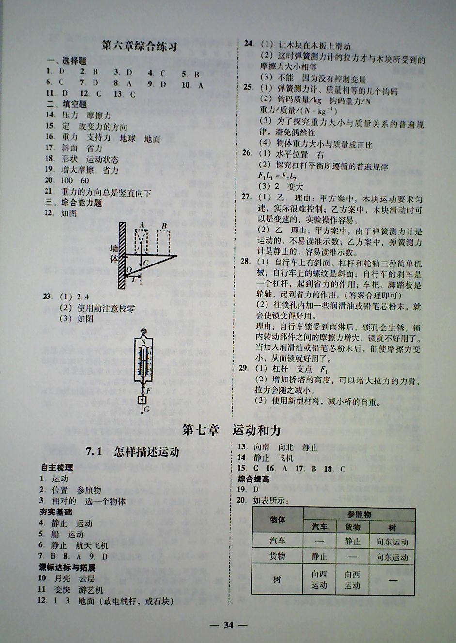 2018年南粵學(xué)典學(xué)考精練八年級(jí)物理下冊(cè)粵滬版 第6頁(yè)