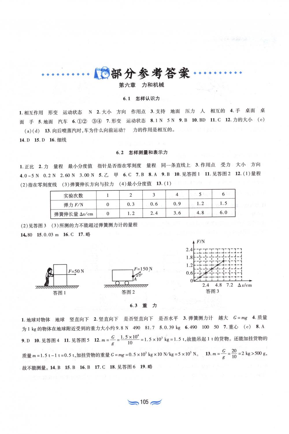 2018年新編基礎訓練八年級物理下冊滬粵版黃山書社 第1頁