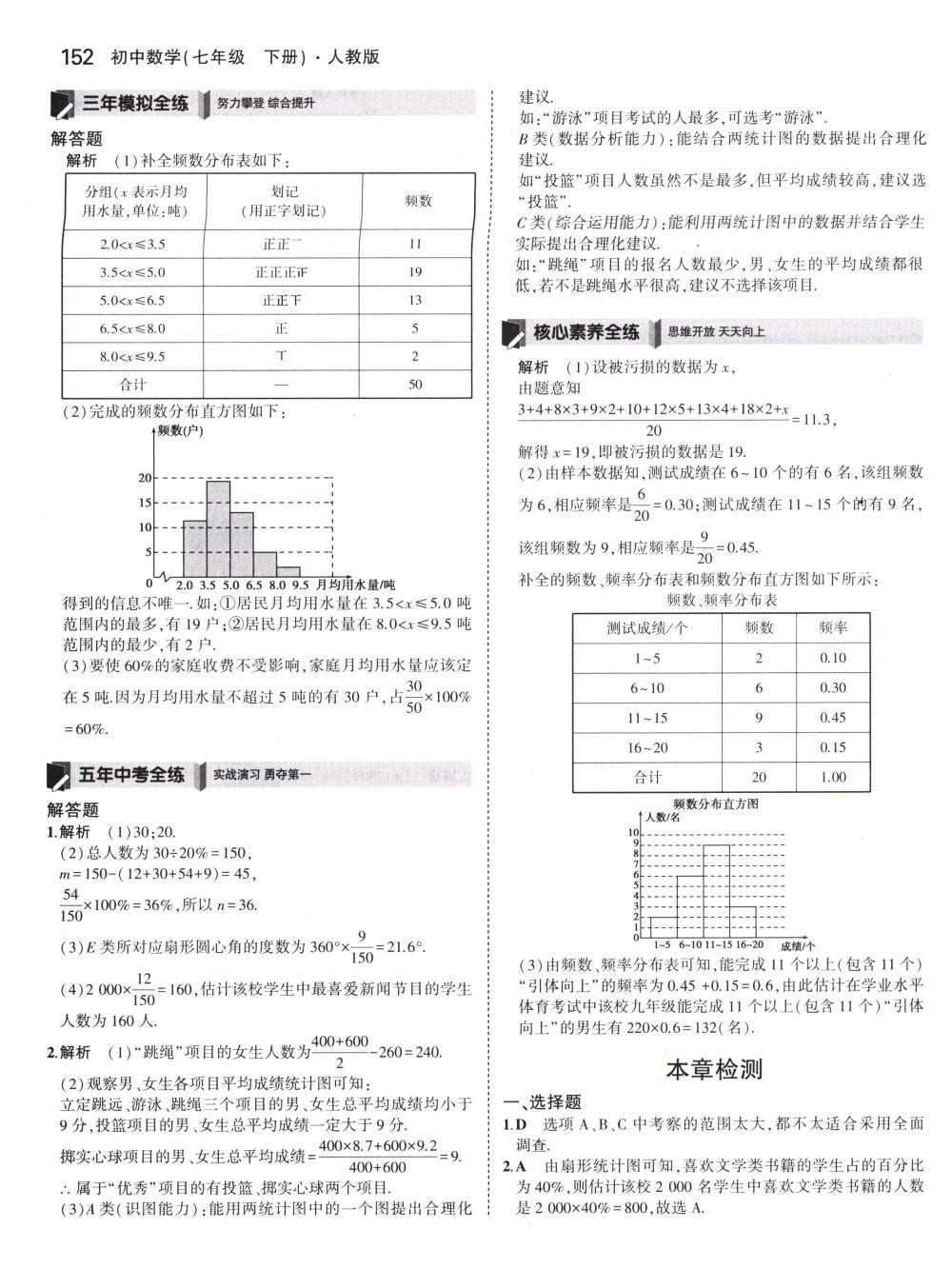 2018年5年中考3年模拟七年级数学下册人教版 第42页